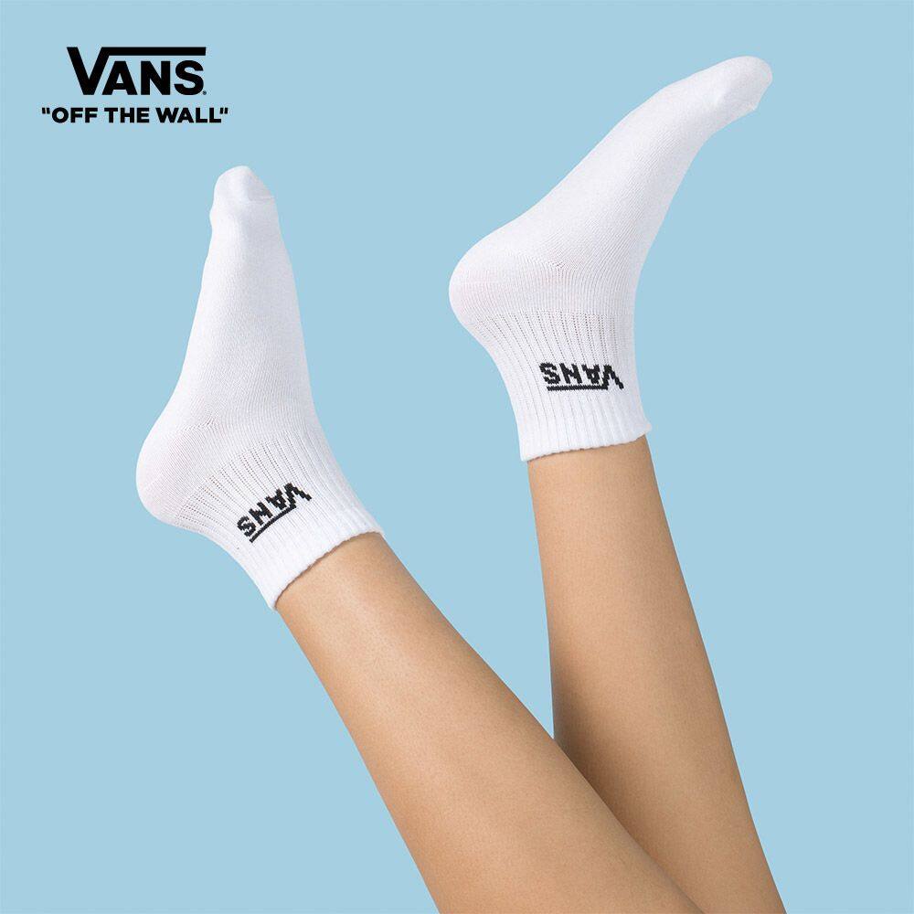 Vans Half Crew Socks (size 6.5-10, 1 pack) Socks & Tights Women White VN0A4PPGWHT1